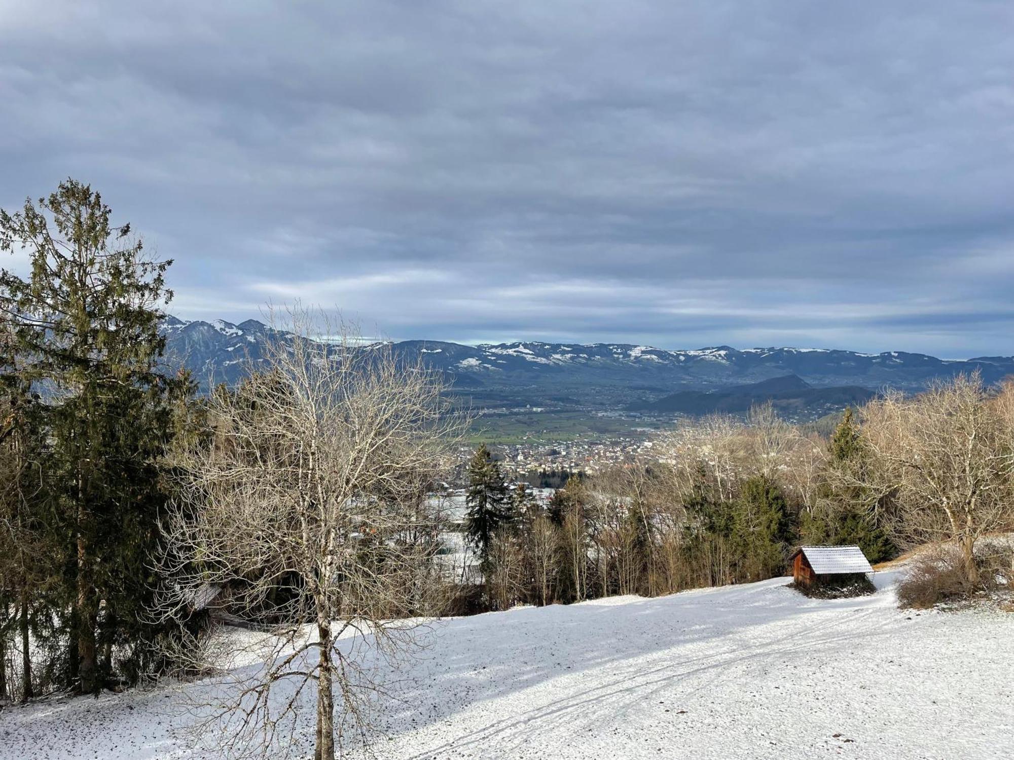 Gemuetliche Wohnung Mit Talblick Batschuns Exterior foto